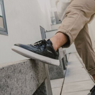 Barefoot tenisky Barebarics Zing - Black & White